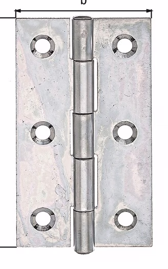 Scharnier H.82mm B.45mm S.1,25mm STA sdmverz.schmal