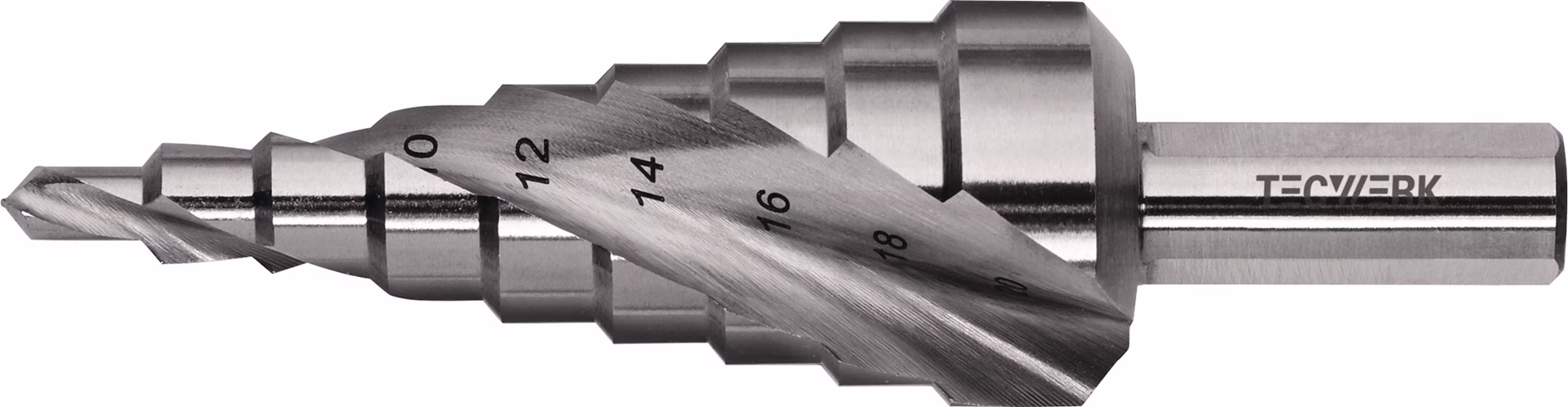 Stufenbohrer Bohrber.4-20mm HSS Spiralnut Z.2 Stufen 9