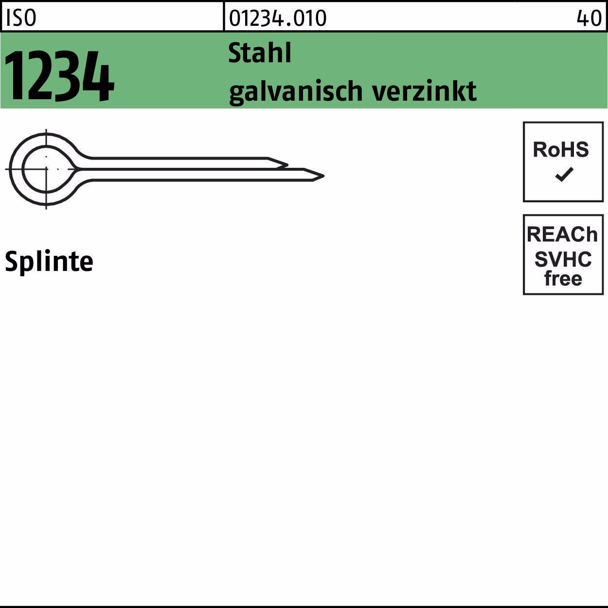 Splinte ISO 1234