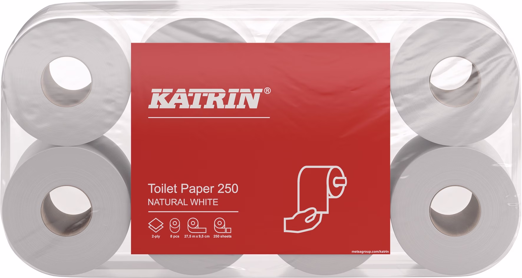 Toilettenpapier Katrin 250 2-lagig