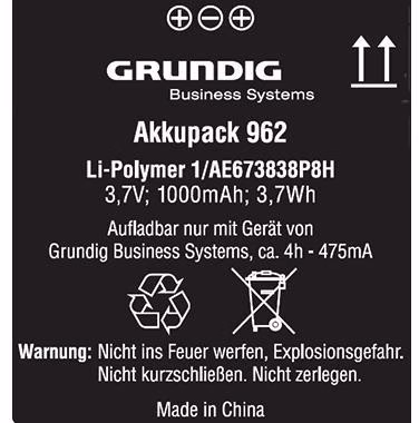 Akku 962 für Digta 7-Serie gcm9620