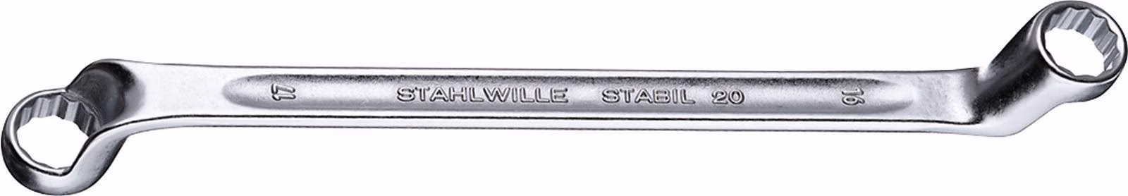 Doppelringschlüssel 20 6x7mm 165mm tief gekr