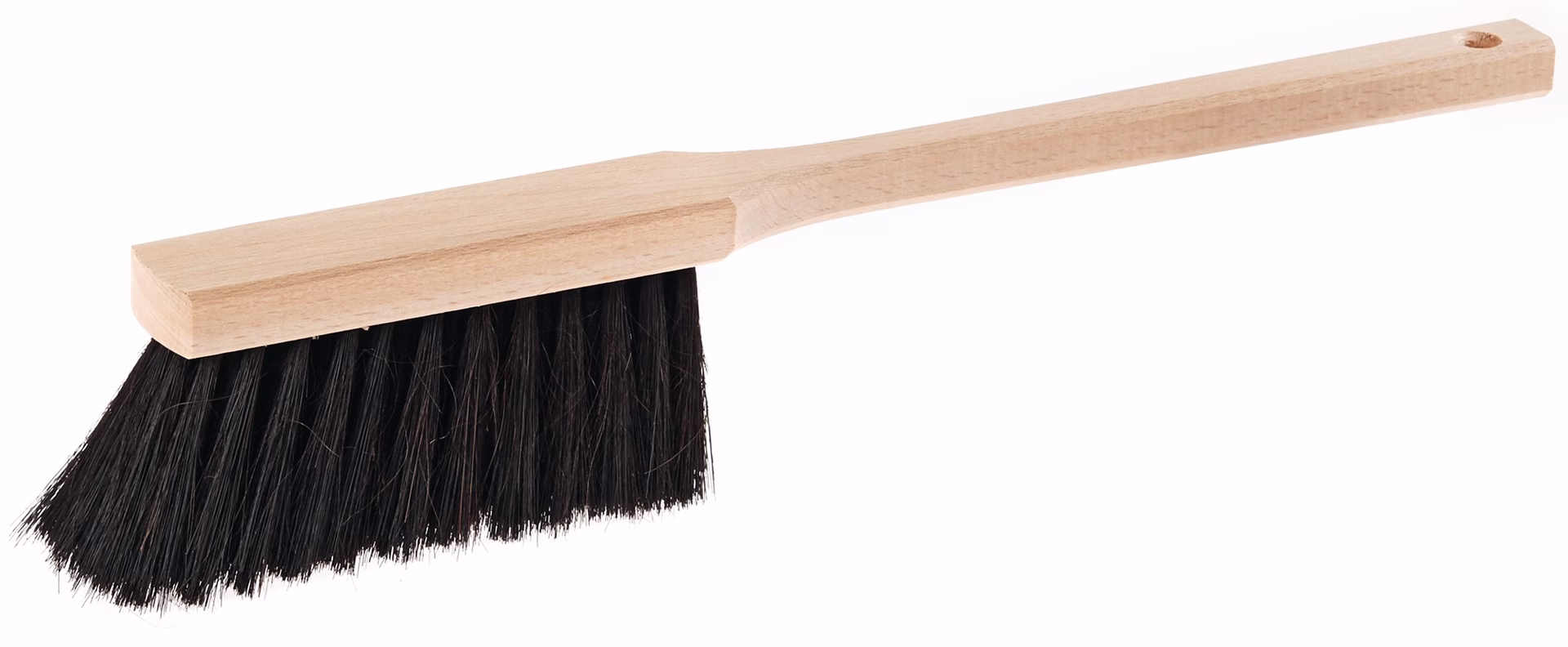Handfeger Rosshaar L.450mm m.Holzrücken