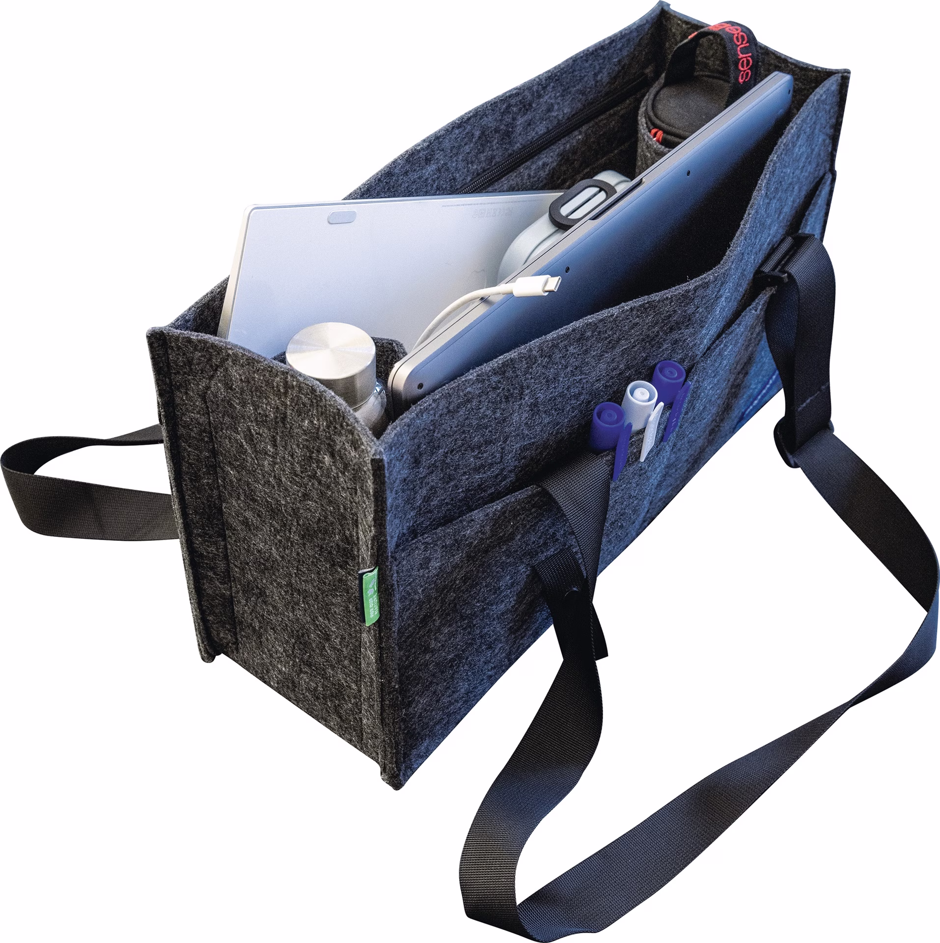 Moderatorentasche 100%recyceltem PES H250xB450xT150mm