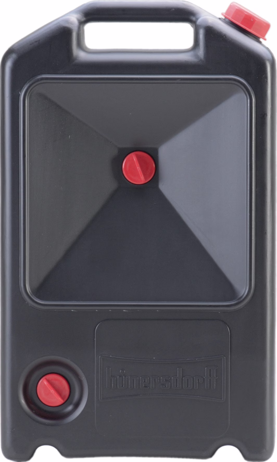 Ölwechselkanister 8l schwarz HDPE L300xB130xH500mm