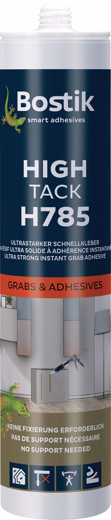 1K-Hybrid-Klebstoff High Tack H785 weiß 450g Kartusche
