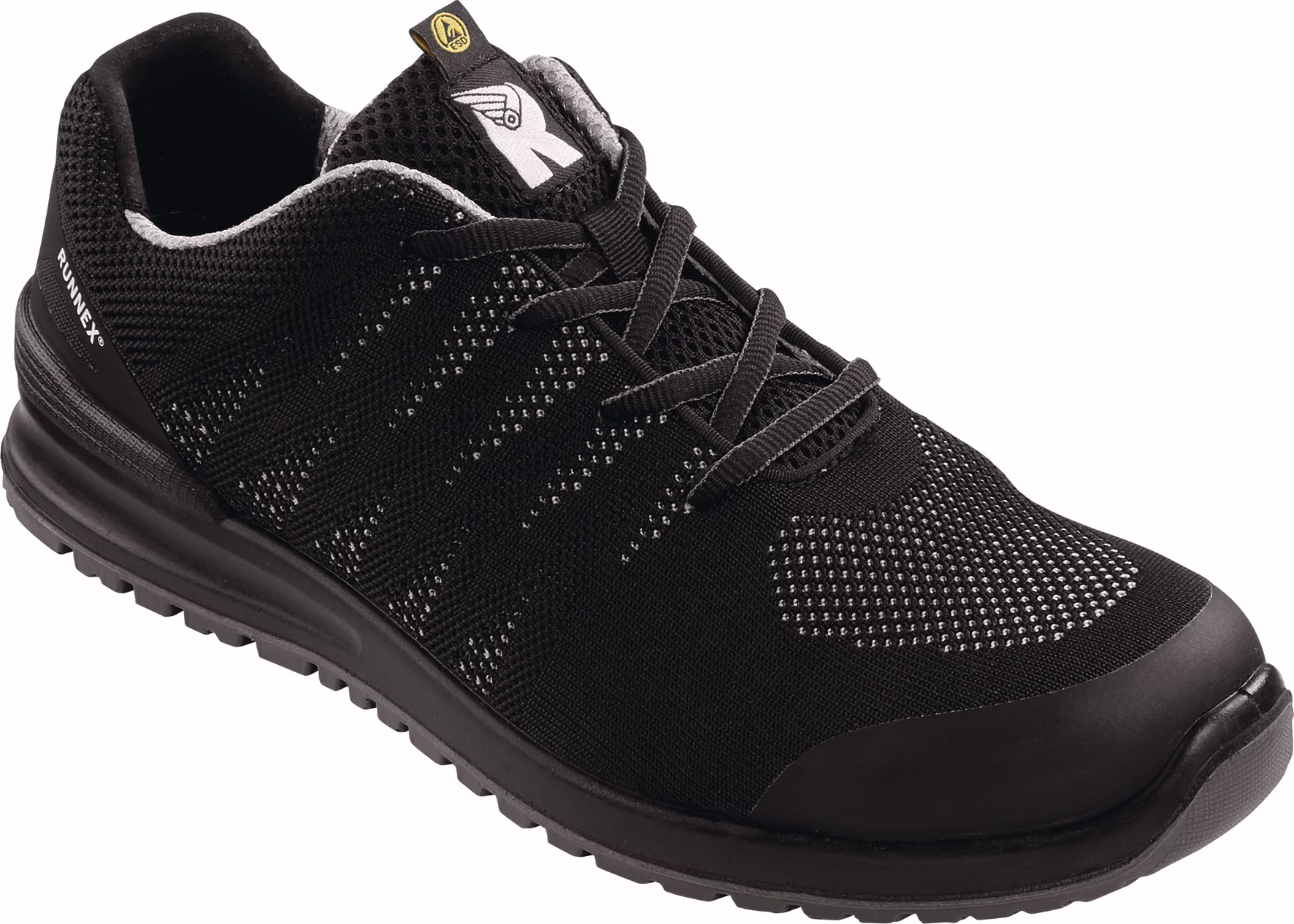 Sicherheitshalbschuh SportStar 5108 schwarz/grau S1P SRC ESD PES