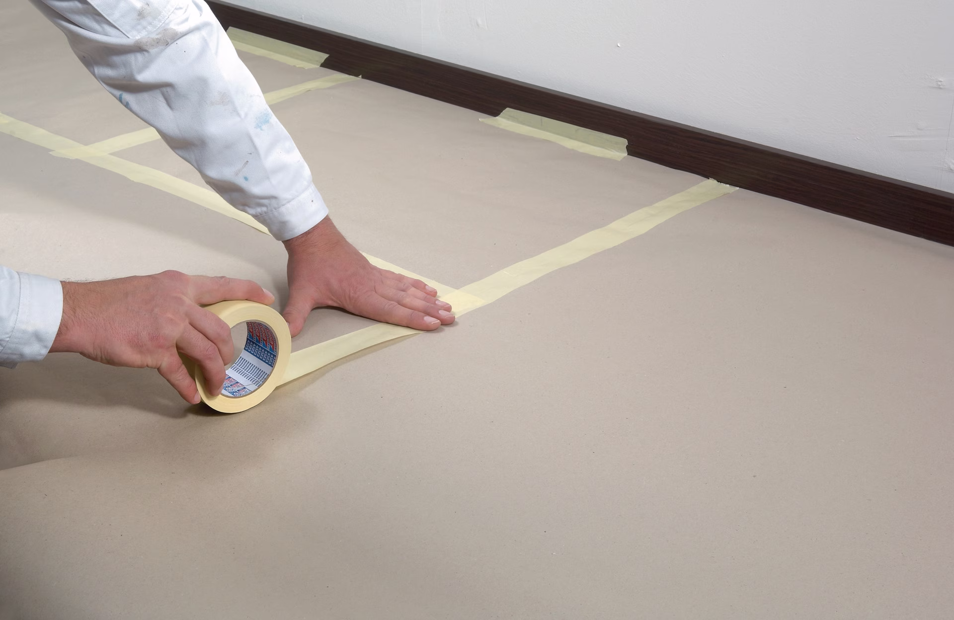 Allzweckkrepp NOPI® 4349 leicht gekreppt hellbeige L.50m B.19mm Rl