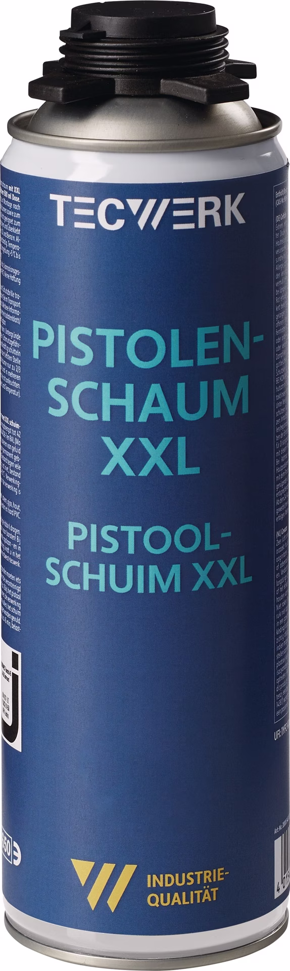 1K-Pistolenschaum XXL 500ml B2 grau o.Einw.-Handsch.Dose