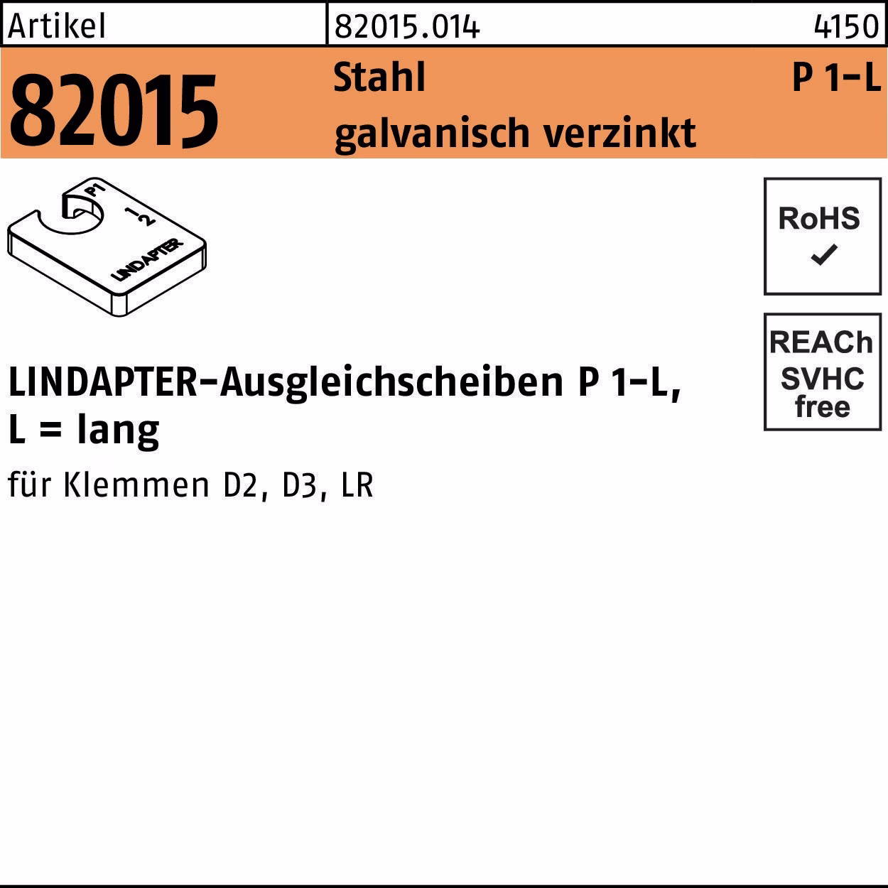 Ausgleichscheibe R 82015 GTW 40 P1 M12/6,0 Stahl galv.verz. 1St