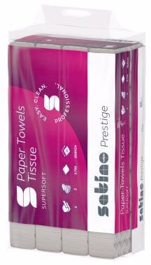 Satino Papierhandtuch 276620 2lg. 20,6x24cm Z-Falz ws 25x150Bl.