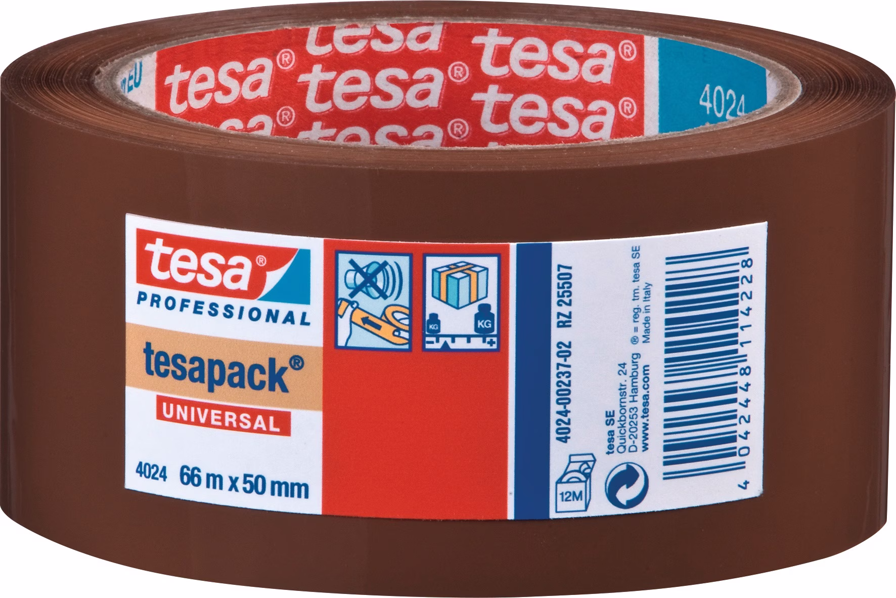 Verpackungsklebeband PP tesapack® 4024 chamois L.66m B.50mm Rl.