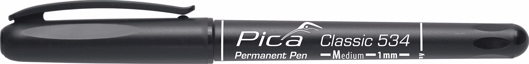 Permanentmarker Pica CLASSIC schwarz Rundspitze
