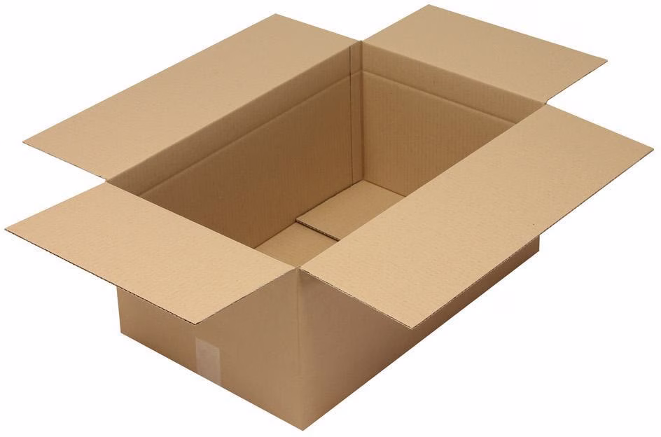 Faltkarton 1-wellig Maße 610x380x280mm Qualität 1.30 C braun