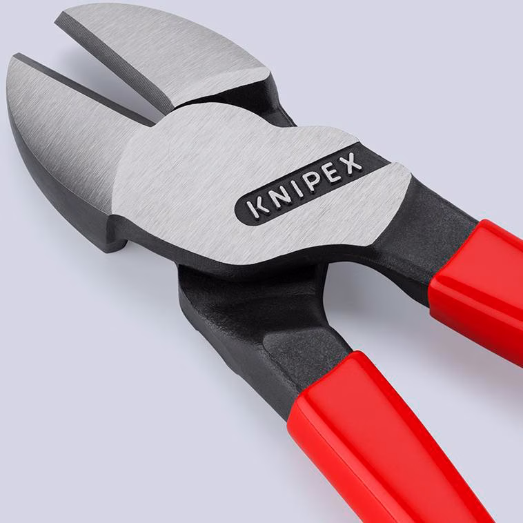 Kraftseitenschneider L.200mm pol.Form 0 Ku.-Überzug
