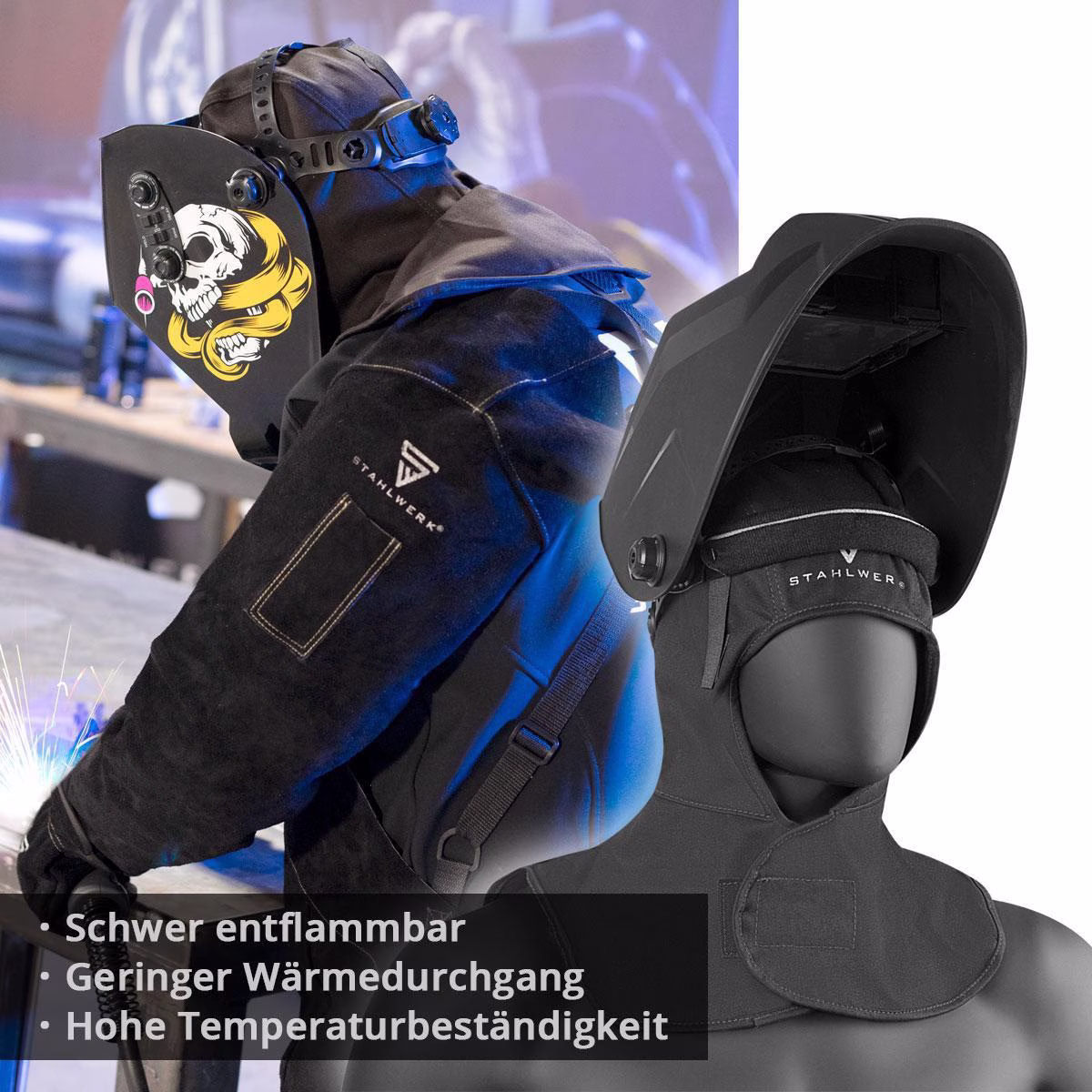 Hitzeschutzhaube Universalgröße Schwarz