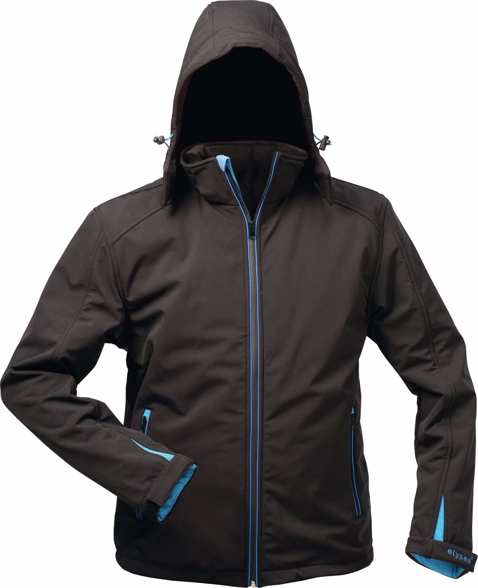 Wintersoftshelljacke Uranos schwarz/blau