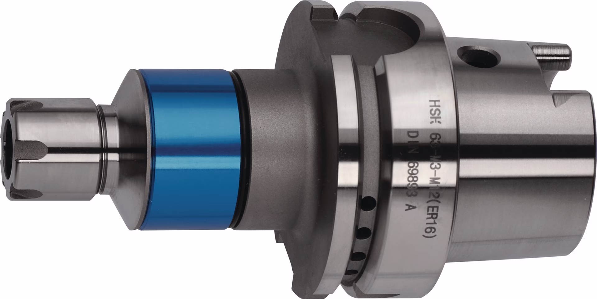 Gewindeschneidfutter Synchron DIN 69893A M3-M12 HSK-A63 A.-L.93mm