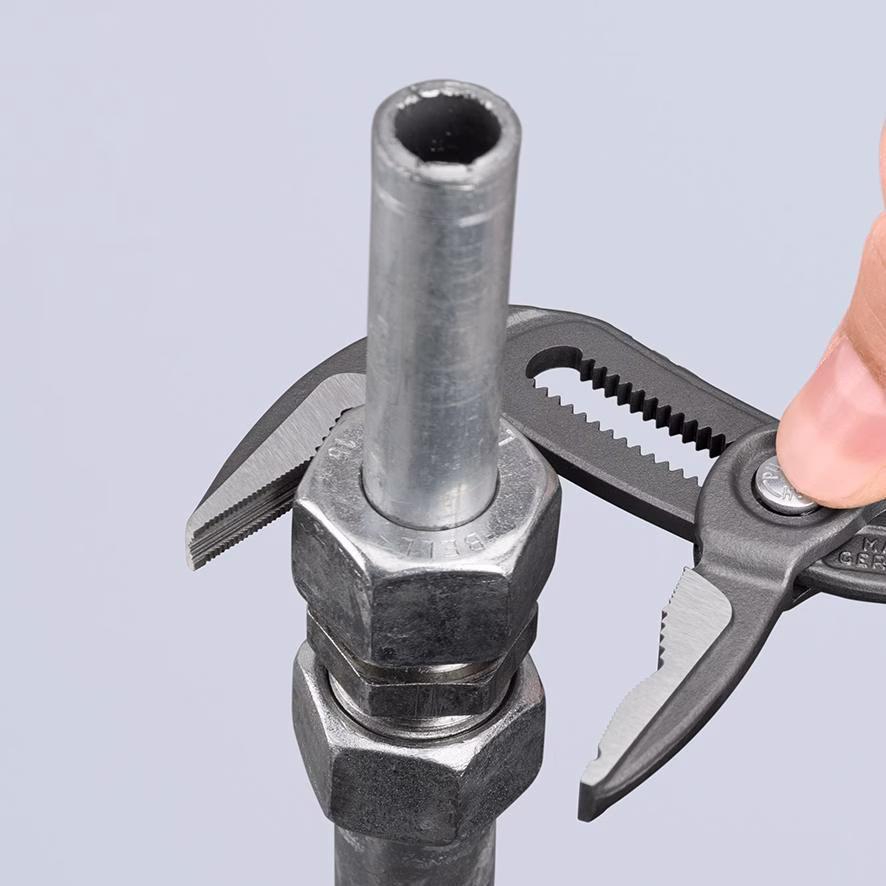 Wasserpumpenzange Cobra® ES L.180mm Spann-W.32mm grau atram.pol.