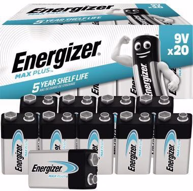 Batterie Max Plus E301323202 9V/E-Block/6LR61 20 St.