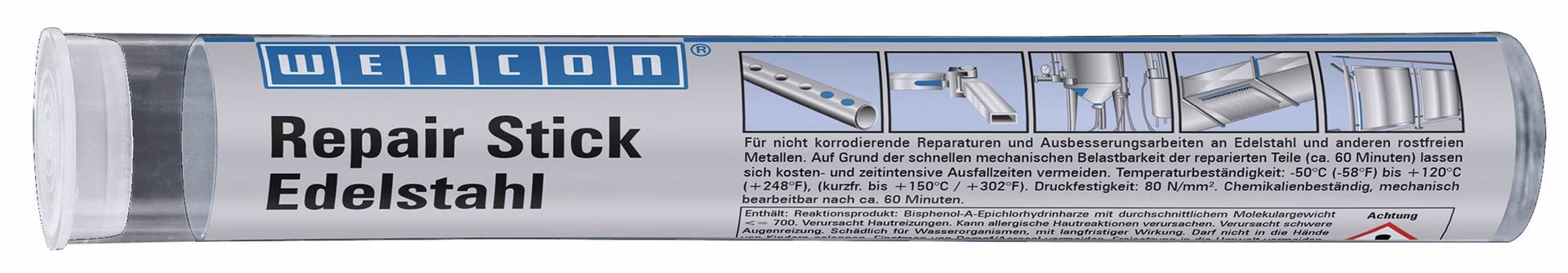 Repair Stick Edelstahl grau 115g Stick