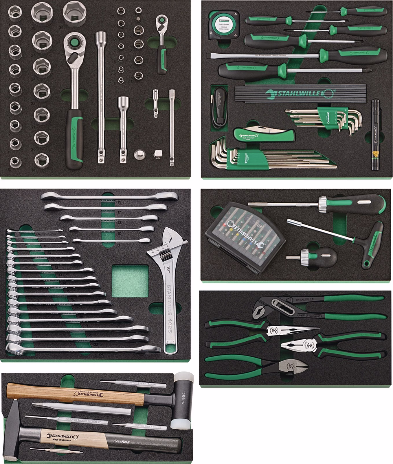 Werkzeugsortiment TCS 821/6 157-tlg