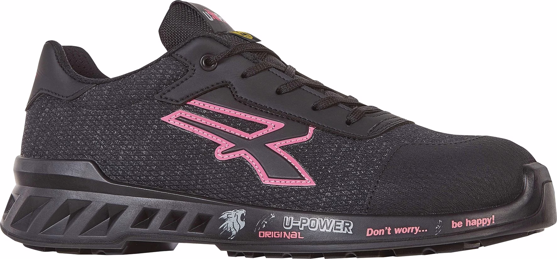 Damensicherheitsschuh MICHELLE W.11 schwarz/rosa S1PS FO SR ESD