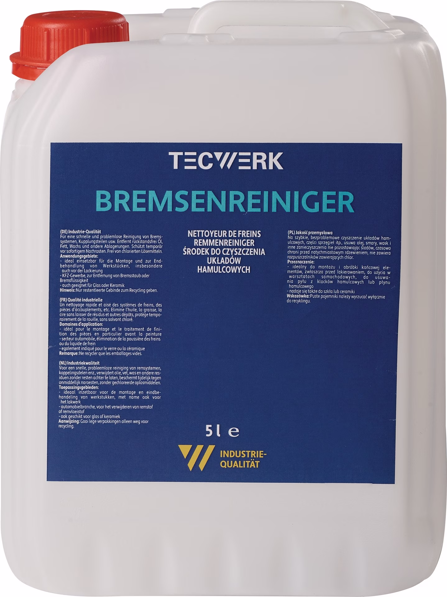 Bremsenreiniger acetonfrei 5l Kanister