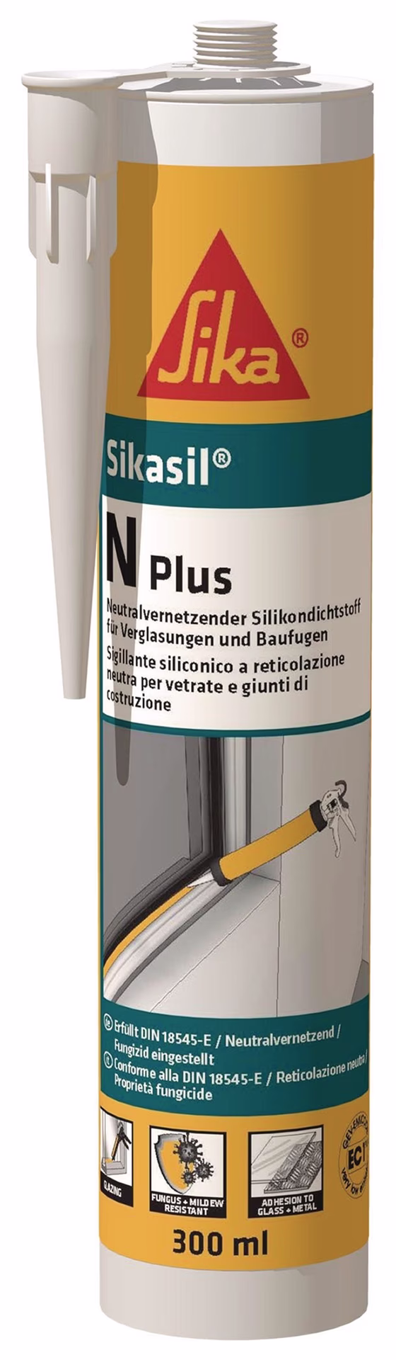 Silicondichtstoff SIKASIL N plus 300 ml Kartusche SIKA