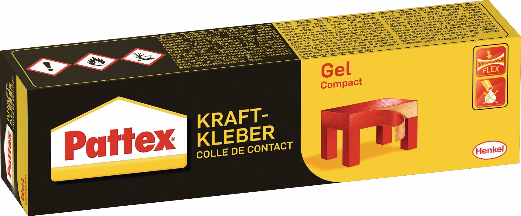 Kraftkleber Gel Compact -40°C bis +70 °C PATTEX