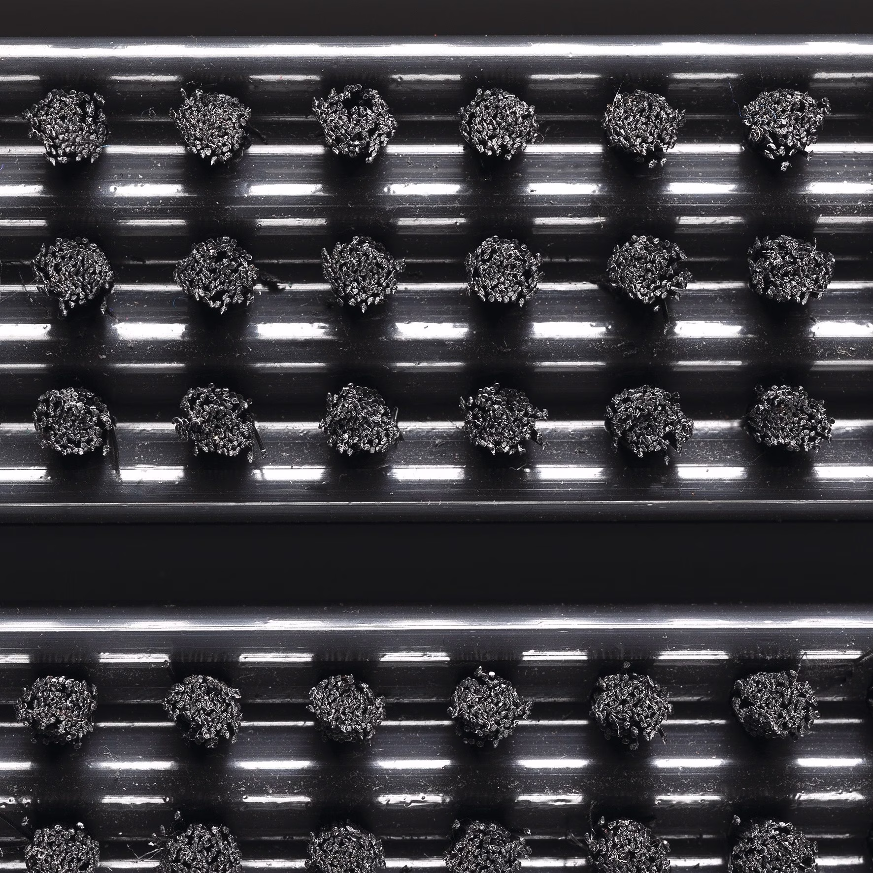 Fußmatte schwarz PP L385xB590xS22mm