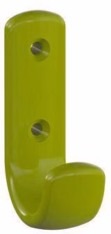 Garderobenhaken 477.90.060 einfach A.48mm PA apfelgrün 74 H.75mm