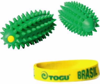 Ergonomiehandtrainer Brasil 470636 11x5cm grün 2St./Pack.