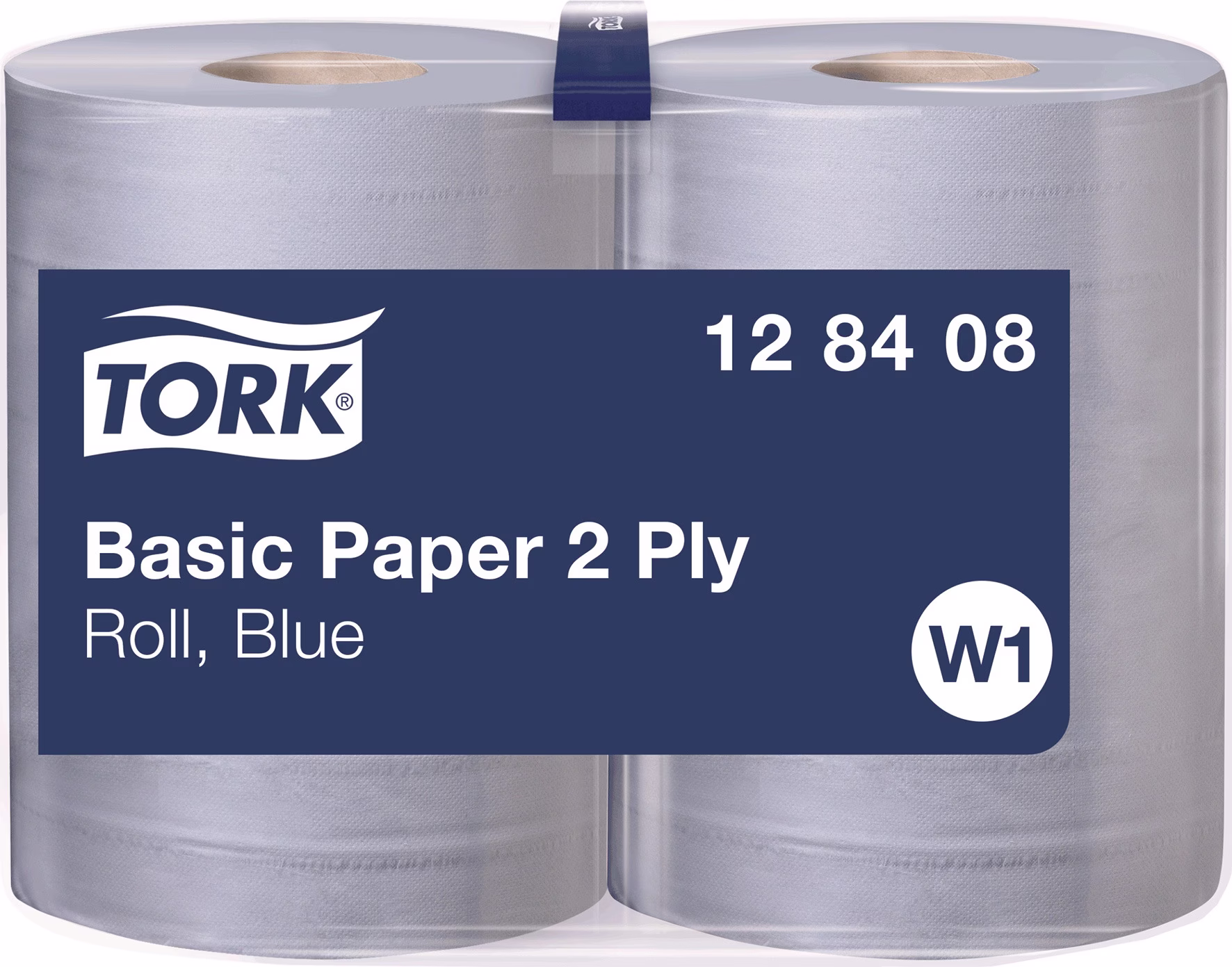 Putztuch L.ca.340 mxB.ca.235mm blau 2-lagig,geprägt 30 Rollen/Karton