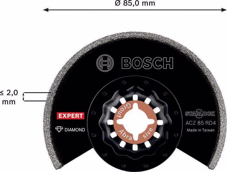 Segmentsägeblatt Expert ACZ85RD4 D.85mm Mörtel Starlock 10 Stück