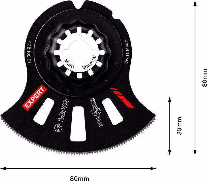 Segmentsägeblatt EXPERT MultiMaterial ACZ 105 ET D.105mm Starlock 5 St./VE