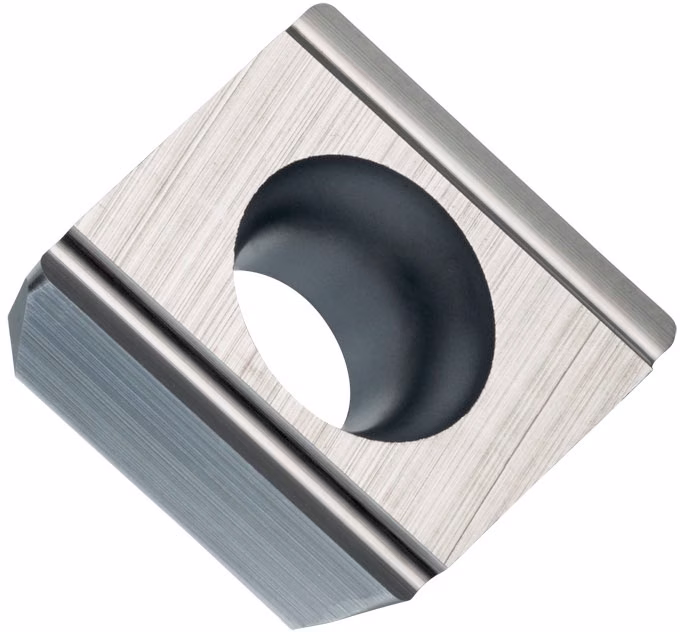 Drehwendeschneidplatte ISO CPGX 060204FR-JR:TT010 Bohrungs-D. 2,8mm Farbe Grau