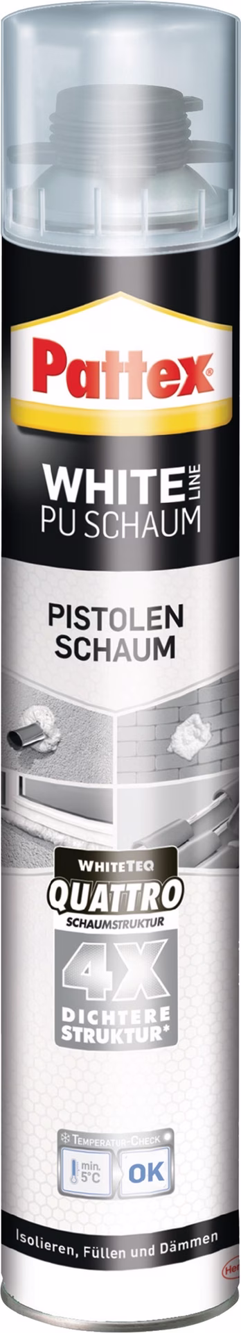 1K-Pistolenschaum White Line PUS75 750 ml B2 weiß m.Einw.-Handsch.Dose