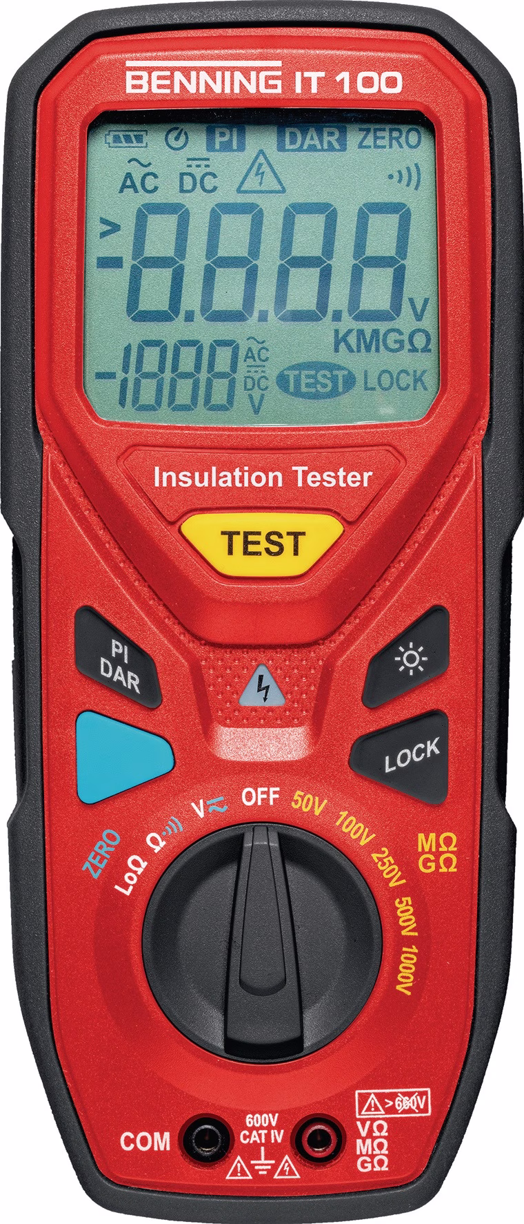 Isolations-/Widerstandsmessgerät IT 100 600 V 300 kΩ-20 GΩ