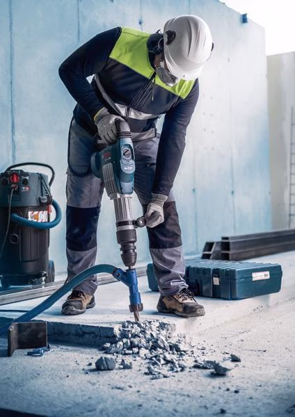 Flachmeißel-Adapter EXPERT SDS Clean max Gesamt-L.400mm Meißelschneide 25mm