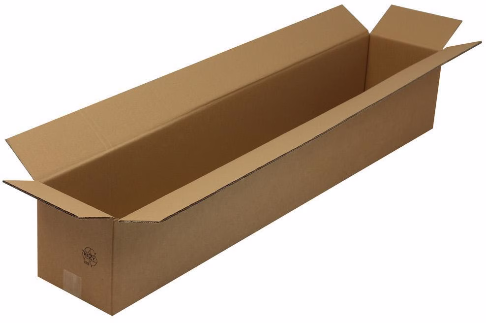 Faltkarton 2-wellig Maße 1200x200x200mm Qualität 2.3BC braun B0