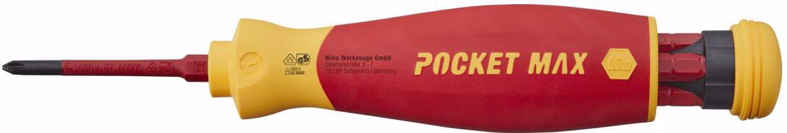 Magazinbithalter 45296 4-tlg.Schlitz/PH/+- (sl/PZD) VDE isol