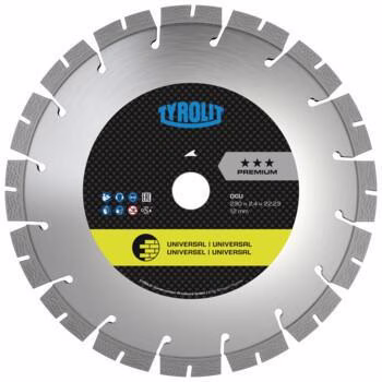 Diamanttrennscheibe DCU Premium D.125mm Bohr.22,23mm Bau univ.10mm