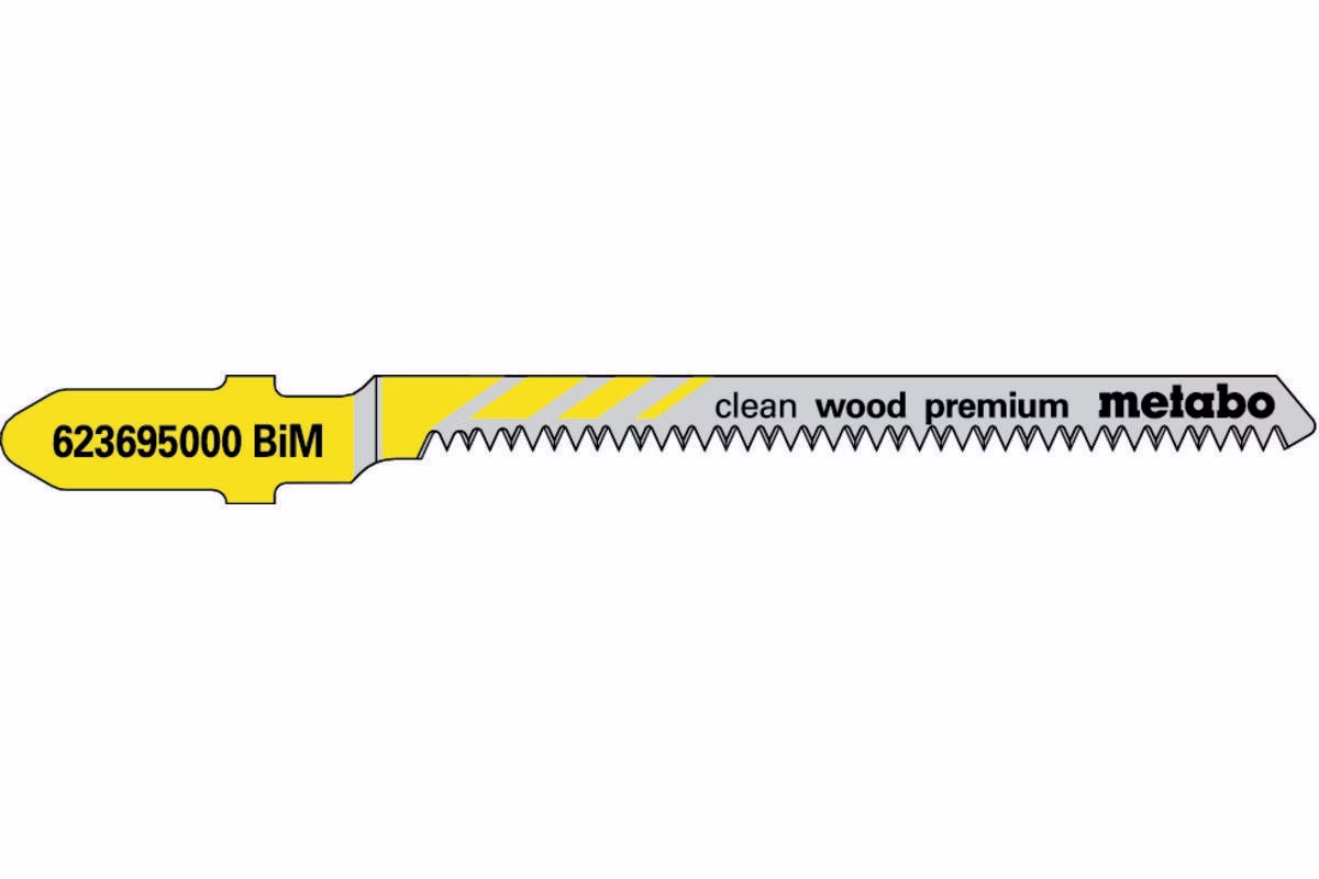 Stichsägeblätter clean wood premium Nutz-L.57mm Zahnt.1,4mm BiMetall