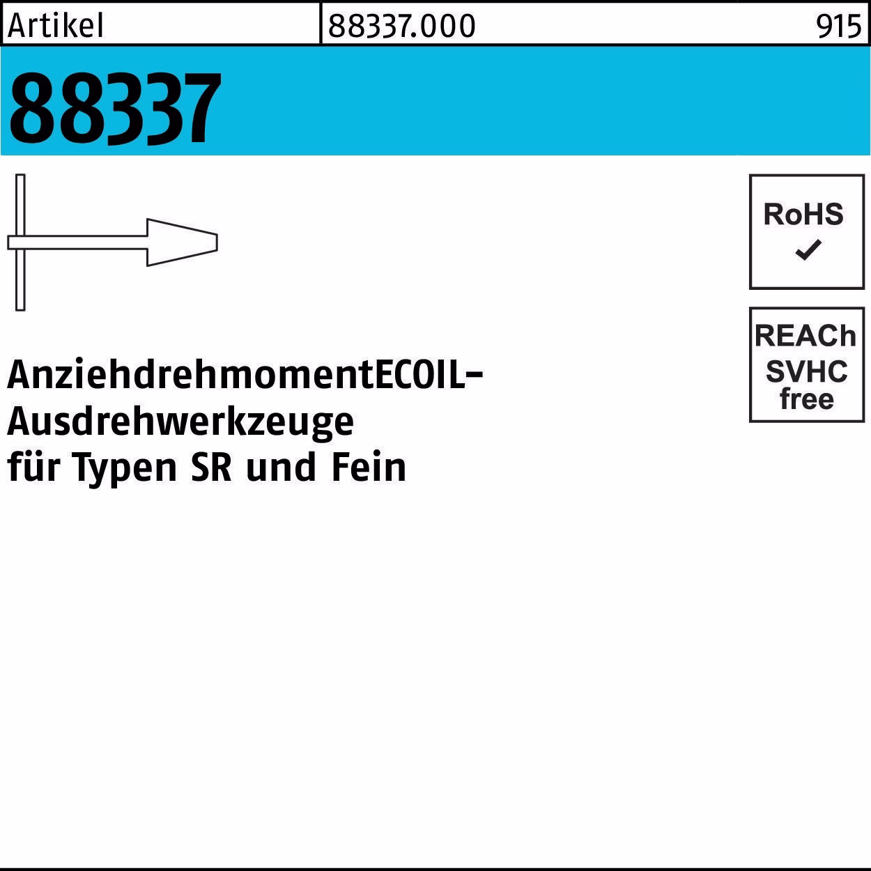 Ausdrehwerkzeug R 88337 Stahl 1