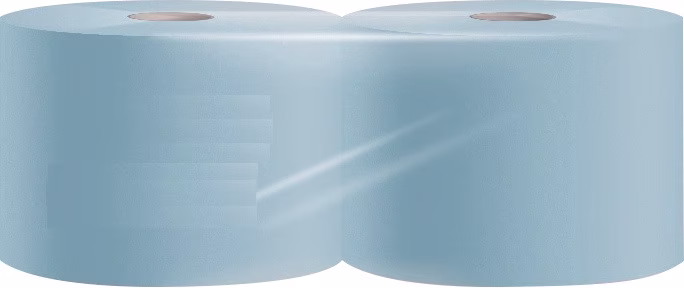 Putztuch ELOwipe L L.ca.225 mmxB.ca.360mm blau 3-lagig 2 Rl.à 1000 Bl