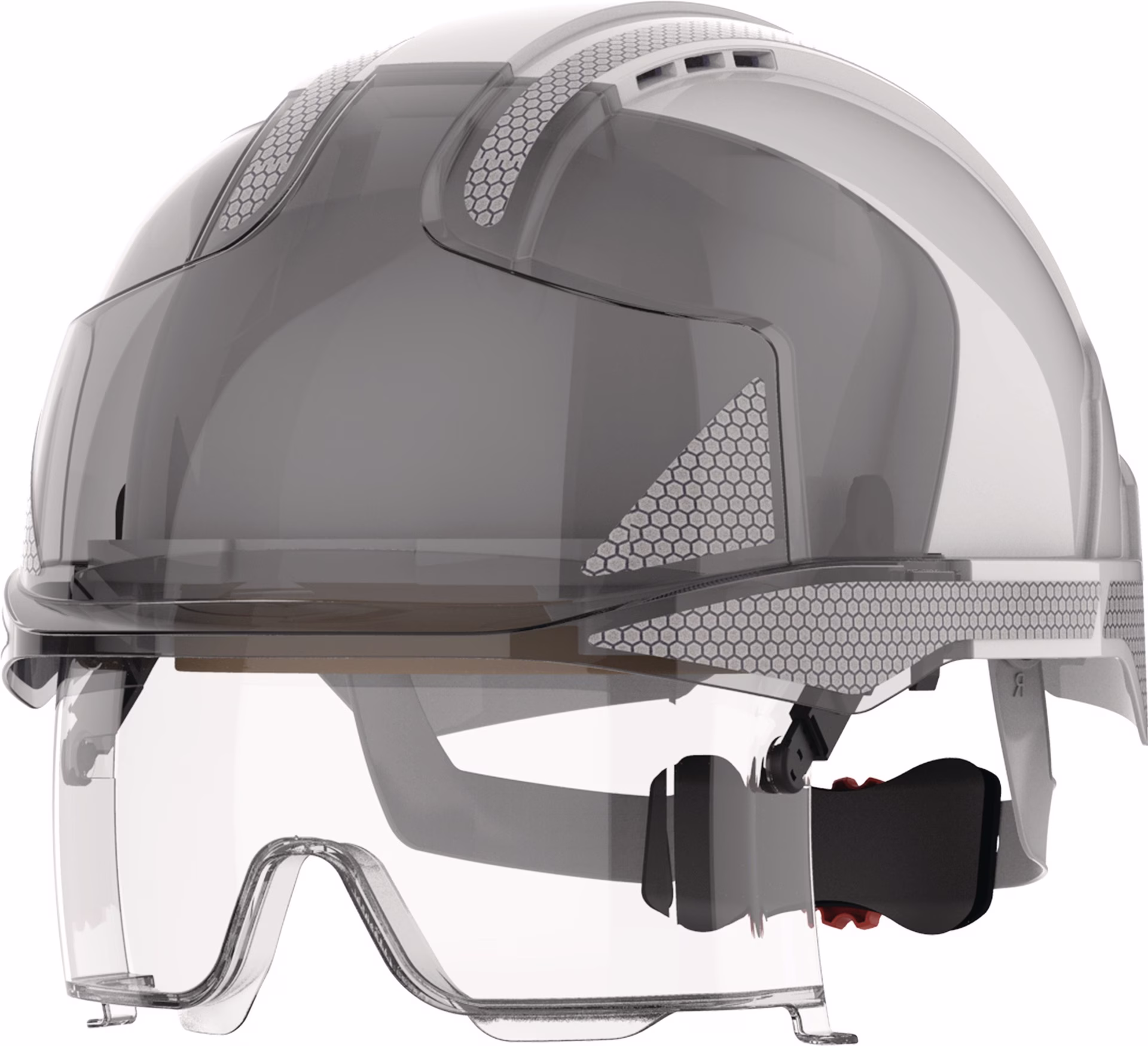 Industriehelm EVO® VISTAlens® weiß/smoke ABS EN 397,EN 50365