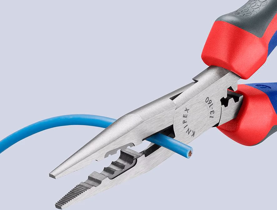 Verdrahtungszange L.160mm 0,5-0,75/1,5/2,5mm² pol.Comfort-Griff