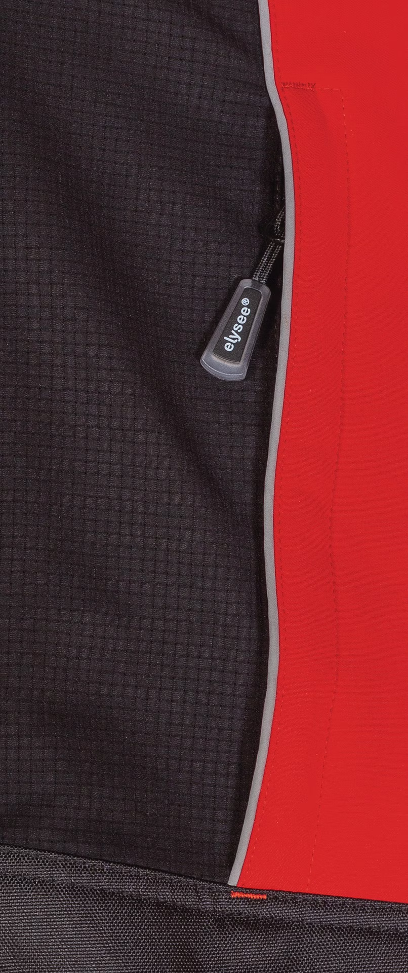 Waldarbeiter-Softshelljacke ESCHE Gr.S rot/gelb/schwarz