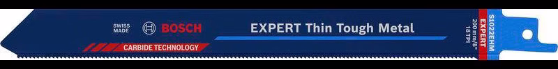 Säbelsägeblatt Expert Thin Tough Metal L.200mm B.19mm TPI 18 1,4mm 1 St./Karte